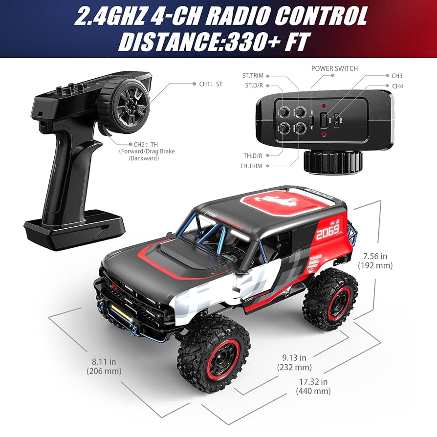 MJX H12P フォードブロンコ クローラーラジコンRTR ブラシレスモーター Amazon.com: MJX H12P 1/12 Ford Bronco R Brushless RC